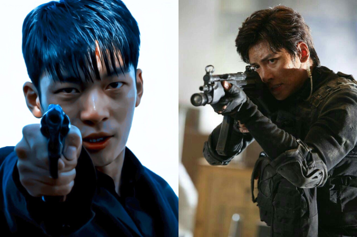 <p>Ket. Foto: Still Cut Wi Ha Joon di Squid Game dan Ji Chang Wook di The K2, Dua Aktor yang Mempunyai Banyak Pengalaman Drama Action Bersatu di Drama The Worst of Evil (Foto/Pinterest)</p>
