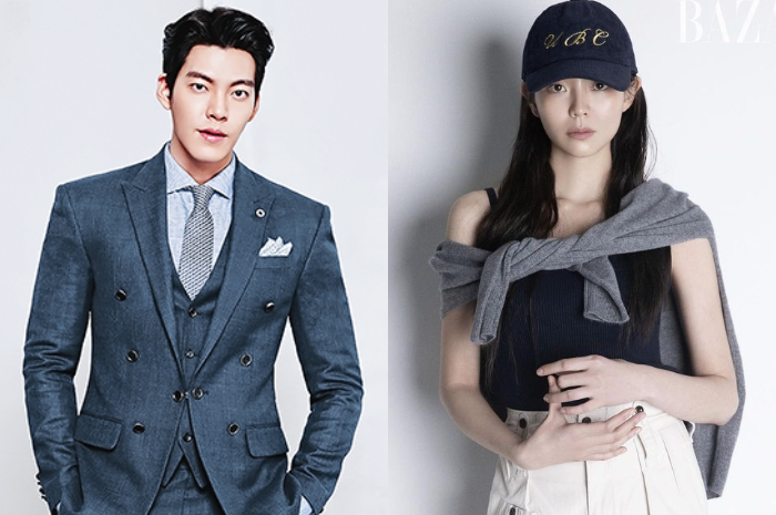 <p>Ket. Foto: Protagonis Pria dan Wanita Drama Black Knight, Kim Woo Bin dan Esom (Foto/Pinterest dan Instagram/@management_mmm)</p>
