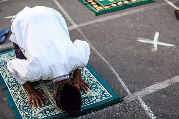 <p>Foto: Pelaksanaan shalat Ied.</p>
