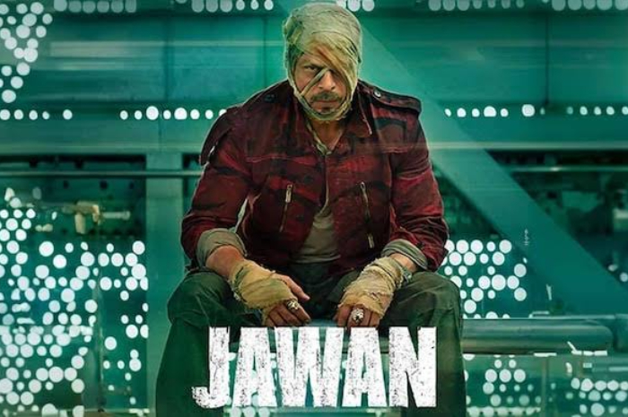 <p>Foto poster film Jawan yang dibintangi oleh aktor Shah Rukh Khan (foto/twitter/@rohit_kumar5782)</p>
