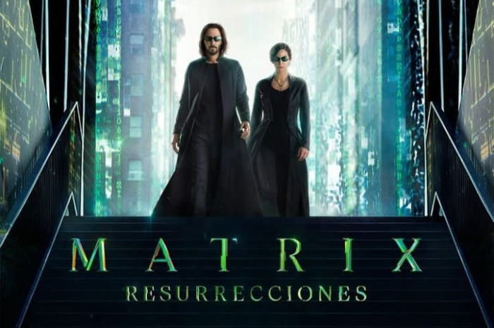 <p>Foto poster film The Matrix Resurrections yang berfokus pada karakter Neo (foto/instagram/@total_moviegoer)</p>

