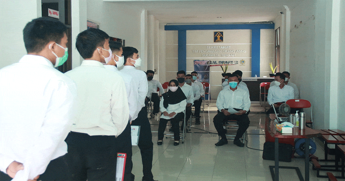 <p>Foto: Kanwil Kemenkumham Sulteng Laksanakan Seleksi CPNS Hari Pertama.</p>
