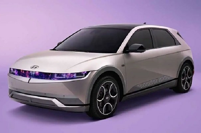 <p>Ket. Hyundai Ioniq 5 edisi 100 th Disney yang dipamerkan di Amerika (Foto/Hyundai USA)</p>
