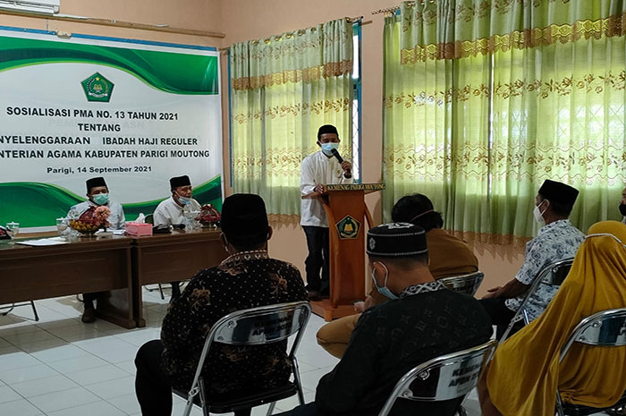<p>Foto: Kanwil Kemenag Sosialisasi Penyelenggaraan Ibadah Haji Reguler 2021.</p>
