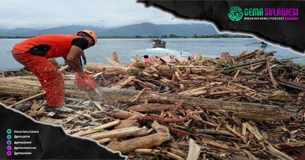 <p>Pencarian korban banjir Parigi Moutong, Desa Torue</p>
