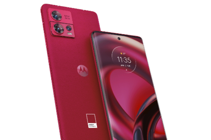 <p>Foto HP Motorola Edge 30 Fusion dengan spesifikasinya (foto/website resmi Motorola)</p>
