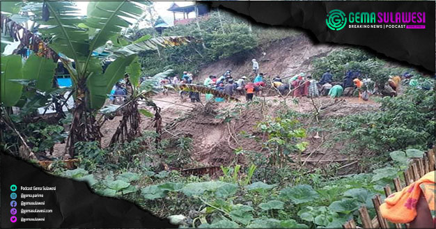 <p>Ket Foto: Longsor di Kabupaten Jeneponto, Desa Loka (Foto/Facebook Habibi Tuang Gani)</p>
