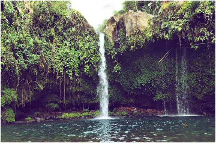 <p>Ket Foto: Pesona Curug Tempuran Purbalingga (Foto/Instagram/@latif2358)</p>
