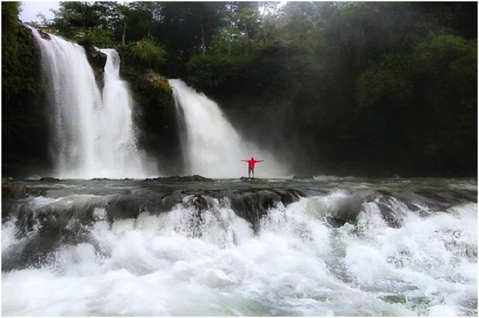 <p>Ket Foto: Pesona Curug Sumba Purbalingga (Foto/Instagram/@waragan_rahman)</p>
