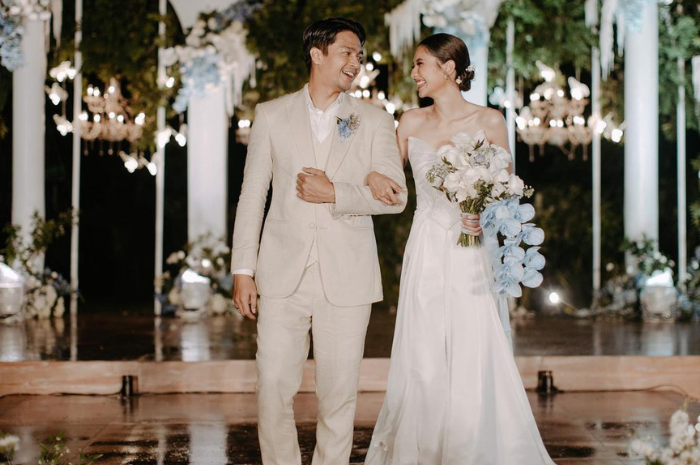 <p>Ket. Foto: Pernikahan Mikha Tambayong dan Deva Mahendra (Foto/Instagram/@miktambayong)</p>
