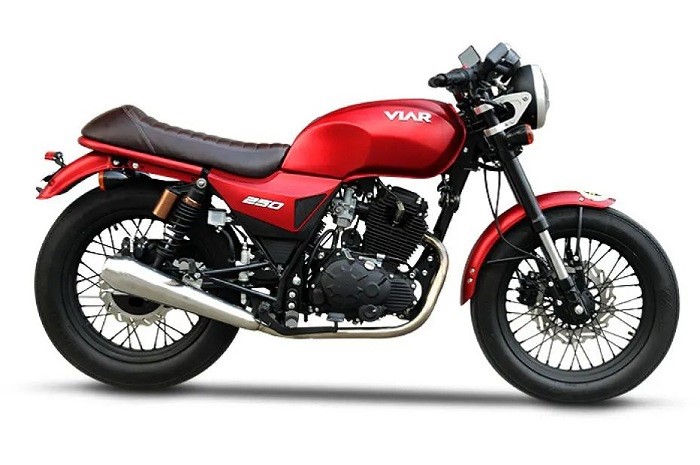 <p>Ket Foto: Foto dari motor Viar Vintech 250, model retro klasik keren (Foto/Twitter/sweatjineta)</p>
