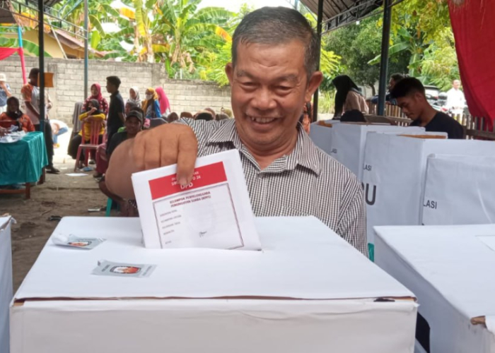 Ket. Foto: KPU Parimo Menyelenggarakan Simulasi Pemungutan dan Penghitungan Suara (Foto/gemasulawesi/Muhammad Rifai)