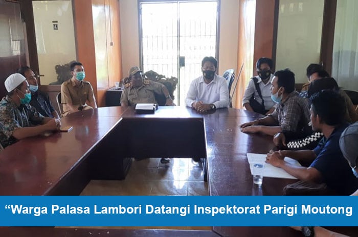 <p>Foto: Warga Palasa Datangi Inspektorat Parigi Moutong.</p>
