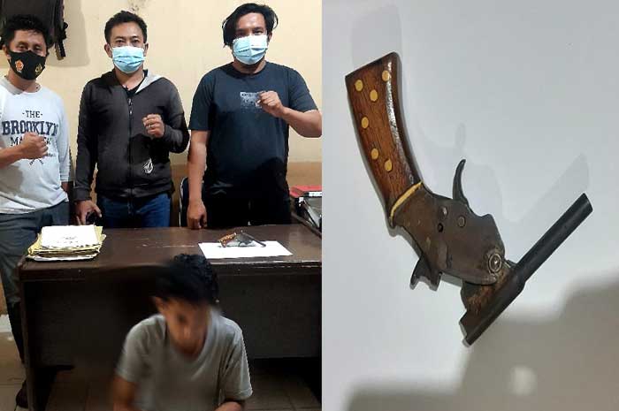 <p>Foto: Residivis Asal Parimo Tertangkap Polisi di Kota Palu, Karena Simpan Senpi, Jumat 21 Mei 2021.</p>
