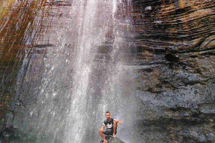 <p>Ket foto: Keindahan wisata Air Terjun Undak Manuk yang ada di Jepara (Foto/Instagram/arieanakmami95)</p>
