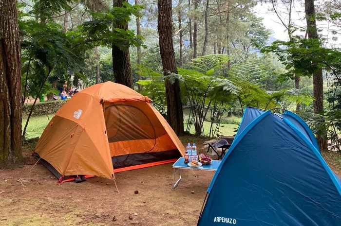 <p>Ket foto: Rekomendasi camping ground di Bogor salah satunya adalah Highland Camp (Foto/Instagram/highlandcampcurugpanjang)</p>
