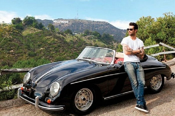 <p>Adam Levine mencintai Porche klasik, salah satunya adalah Porsche 356A 1958 (Foto/Instagram/Adam Levine) </p>

