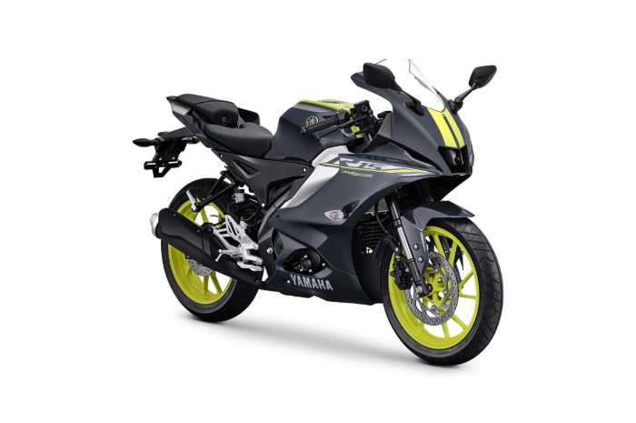 <p>Ket Foto: Yamaha R15, Motor Sport dari Yamaha dengan Teknologi Mumpuni dan Desain Keren (Foto/Instagram/dimaspopo)</p>