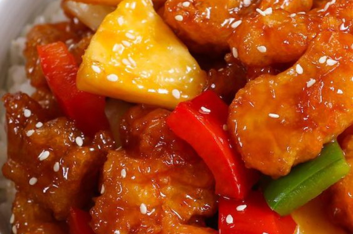 <p>Ket Foto: Resep Sweet and Sour Chicken (Foto/Pinterest @tipbuzz)</p>