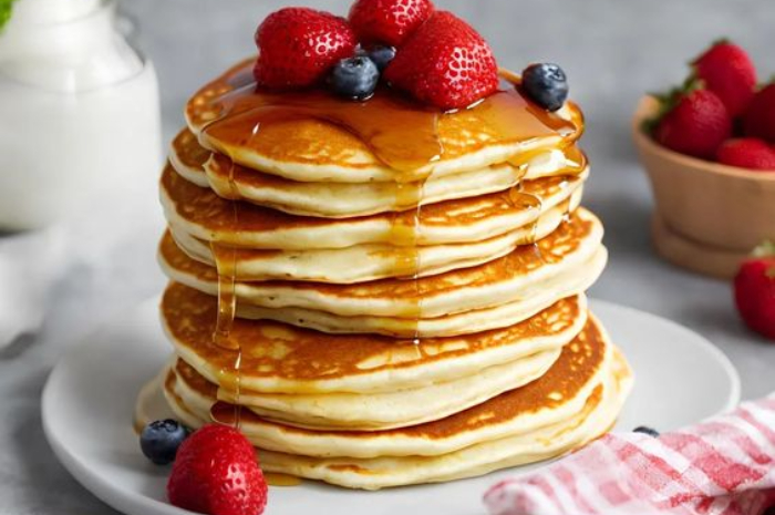 <p>Ket Foto: Resep Pancake (Foto/Pinterest @Scrumptiously)</p>
