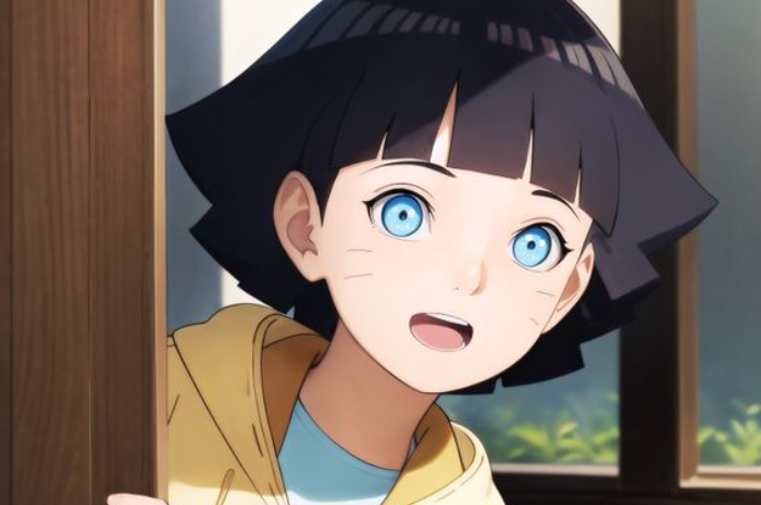 <p>Ket Foto: Himawari Uzumaki Adik Perempuan dari Naruto (Foto/Pinterest @velveta)</p>
